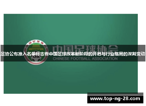 足协公布准入名单标志着中国足球改革新阶段的开启与行业格局的深刻变动