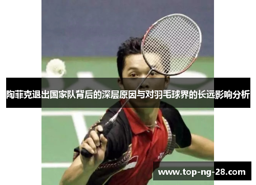 陶菲克退出国家队背后的深层原因与对羽毛球界的长远影响分析